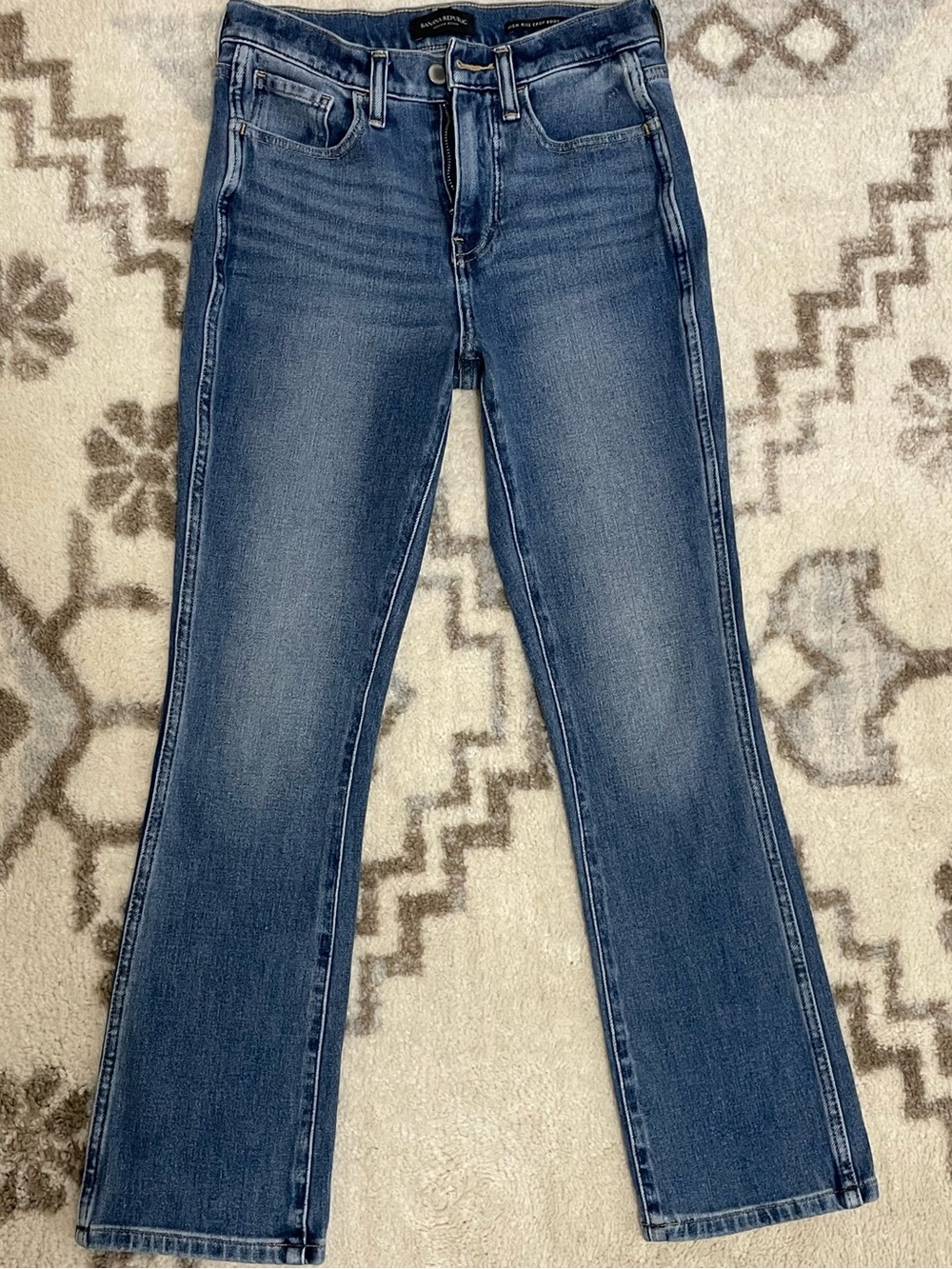 Banana Republic Jeans High-Rise Crop Boot Sz 25